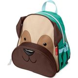 Skip Hop Zoo Pug Sırt Çantası Kahverengi Küçük Boy Hayvan Desenli Ergonomik Tasarım
