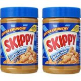 skippy Parçacıklı Yer Fıstığı Ezmesi, Extra Crunchy Peanut Butter 454G X2, 2 Adet Fıstık Ezmesi