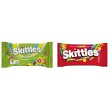 Skittles Seti | Sours Ekşi Meyve Aromalı Draje Şekerleme 38 g x 6 x1 + Meyve Aromalı Şeker Kaplı Yumuşak Draje 38 g x 6 x1