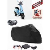 Skjet Bellına 125 Branda Siyah Arka Çanta Uyumlu(Topcase) Motosiket Brandası Motor Örtüsü Çadır Su Geçirmez Motosiklet Kılıfı Motor Brandası,lastikli,taşıma Torbalı