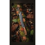 SKNIV Karbon Çelik Outdoor Kamp Baltası 38cm Kök Ceviz Saplı YZ-2
