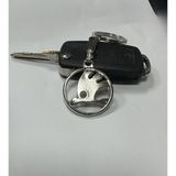 Skoda 3D Gümüş Renk Oto Anahtarlık