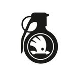 Skoda Araba Komik El Bombası Sticker Yapıştırma