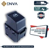 SKODA FABİA CAM AÇMA KAPATMA DÜĞMESİ ANAHTARI TEKLİ 1998--2007