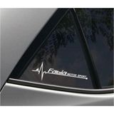Skoda Fabia Yan Cam Sticker Oto Kapı Çıkartma 20cmx7cm