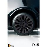 Skoda Forman 15'' Inç Jant Kapağı (4 Adet) Siyah S107
