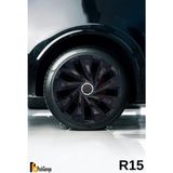 Skoda Forman 15'' Inç Jant Kapağı (4 Adet) Siyah S121