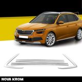 Skoda kamiq cam çerçevesi kenar çıtası krom tamtur 2019+ 10 parça - -