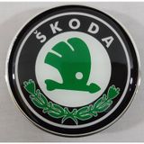 Skoda Kaput Arması 7.5cm , Skoda Panjur Arması , Skoda Kaput Logosu , Skoda Panjur Logosu 7.5cm