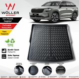 Skoda Kodiaq Bagaj Havuzu 2024 Sonrası Uyumlu 3D Wöller Ultraflex Esnek - Siyah