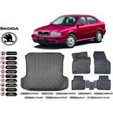 Skoda Octavia 2001 Model Bagaj Havuzu Araca Özel Siyah Ekstra Havuzlu Paspas Takımı
