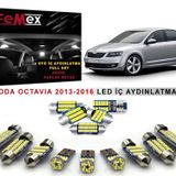 Skoda Octavia 2013-2016 Led İç Aydınlatma Ampul Seti Femex Parlak Beyaz