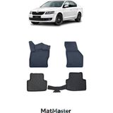 Skoda Octavia 2017 Model 5d Ekstra Havuzlu Paspas - Siyah