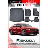 Skoda Octavia 2025 Model 4d Bagaj ve Pro Serisi Havuzlu Paspas Takımı - Siyah