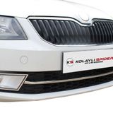 Skoda Octavia A7 Ön Tampon Çıtası Krom Mk.Sız Kasa 2013-2017