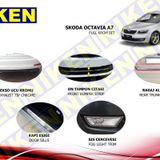 Skoda Octavia Krom Nikelaj Kaplama Seti Komple A7 2013 /20
