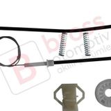 Skoda Octavia Mk1 1U 1996-2000 Makyajsiz Kasa Icin Elektrikli Arka Sag Kapi Cam Kriko Tamir Seti