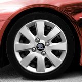 Skoda Rapid 14 Inç Jant Kapağı Amblemli Gri 4'lü Set 137