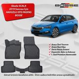 Skoda Scala Paspas Araca Özel 2019 Sonrası BOSSE 3D Havuzlu Oto Paspas - Siyah