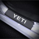 Skoda Yeti Carbon Fiber Kapı Eşiği Yazısı Sticker Boya Koruma
