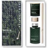 Skog Kokulu Mum ve Difüzör Seti - Yeşil - Standart