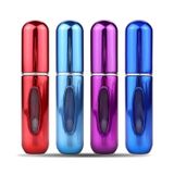 Skogfe Taşınabilir Mini Doldurulabilir Parfüm Atomizer Şişesi, Atomizer Parfüm Şişesi, Doldurulabilir Parfüm Spreyi, Koku Pompası Kılıfı, Parfüm Atomizer Doldurulabilir Seyahat 4 Adet Paket 5ml