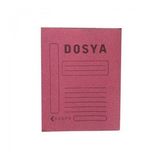 Skops Tam Kapak Dosya Karton Pembe 1 Paket 50 Adet