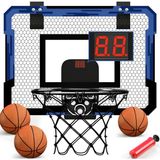 Skor Tabelası Kolay Kurulumlu Basketbol Potası Matkap Gerektirmez, Iç/dış Mekan 2 Yıl Garantilidir - Kırmızı - Mavi