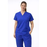 SKORMED Unisex Lacivert Medikal Forma Takımı, V Yaka, Cepli, Hemşire & Doktor Üniforması