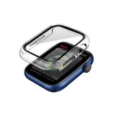 SKRM APPLE WATCH SERIES 8, 9H GLASS SHIELD ~ GADO 41MM (Şeffaf) ile uyumlu SKINARMA saat kılıfı