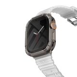 SKRM SKINARMA Apple Watch Ultra, KURONO 49MM (Açık Boz Kahverengi) ile Uyumlu Saat kılıfı
