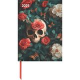 Skull 2026 - Diary - Kitap takvimi - Cep takvimi - 16x22: Magneto Diary