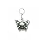 Skull And Butterfly Figürlü Unisex Anahtarlık | Kuru Kafa Ve Kelebek Tasarım |Metal Aksesuar
