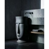 Skull Antrasit Monoblok Lavabo