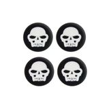 Skull Ps5/Ps4/Ps3/Xbox One/One X/One S/Series X/Series S 3D Analog Silikon Koruyucu -4 Adet