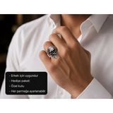 Skull Raider Ring Korsan Kuru Kafa Erkek Yüzüğü