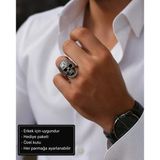 Skull Reaper Adjustable Ring Kuru Kafa Ayarlanabilir Erkek Yüzüğü