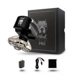 Skull Shaver Pitbull Gold Pro - Baş Ve Yüz Tıraş Makinesi - Kablosuz, Islak Ve Kuru Tıraş, Su Geçirmez, Seyahat Dostu - Forte 4 Kafa Bıçağı