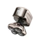 Skull Shaver Pitbull Platinum Pro - Erkekler İçin Elektrikli Tıraş Makinesi - Kablosuz, Şarj Edilebilir, Islak Ve Kuru, Kel Kafalar İçin Ergonomik - Durulama Standı Ve Seyahat Çantasıyla