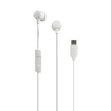Skullcandy Jib USB-C Kablolu Kulaklıklar, Gürültü İzolasyon Uyumlu, iPhone Android için Dahili Mikrofon Çağrısı ve Takip Kontrolü, Özel Uyum için Kulak Jelleri - Kemik