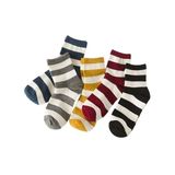Sky Socks 5'li Ekonomik Beyaz Çizgili Çemberli Desenli Unisex Tenis Çorap Seti Tek Beden