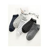 Sky Socks 5'Li Erkek Çemberli Renkli Patik Ekonomik Paket Kısa Spor Sneakers Çorap