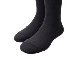 Sky Socks 5li Tabanaltı Düz Siyah Havlu Kalın Kışlık Erkek Soket Çorap Seti