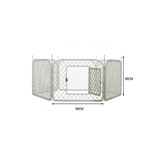 Sky Toptan Strong Plastik Köpek Oyun Bahçesi Çiti 6 Panel 90X60cm