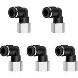 SkyCe Pnömatik Dirsek Dişi Rekor 1/4X10 mm Paket 5 Adet