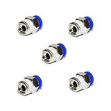 Skyce Pnömatik Düz Erkek Rekor 3/8X12 mm Paket 5 Adet