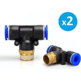 Skyce Pnömatik Orta Bacak Te Rekor 1/4''X10 mm Paket 2 Adet