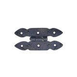 Skygo 117x57 mm Oksit Antika Tarz Dekoratif Pirinç Düğmeli Menteşe