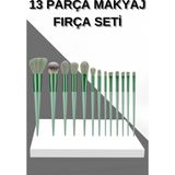Skygo 13 Parça Makyaj Fırça Seti Far Fırçası Allık Fırçası Yumuşak Uçlu