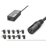 Skygo 15-24V 90W Universal Laptop Adaptörü - 10 Farklı Uç - Tüm Markalarla Uyumlu - Siyah HD8887 - Çok Renkli